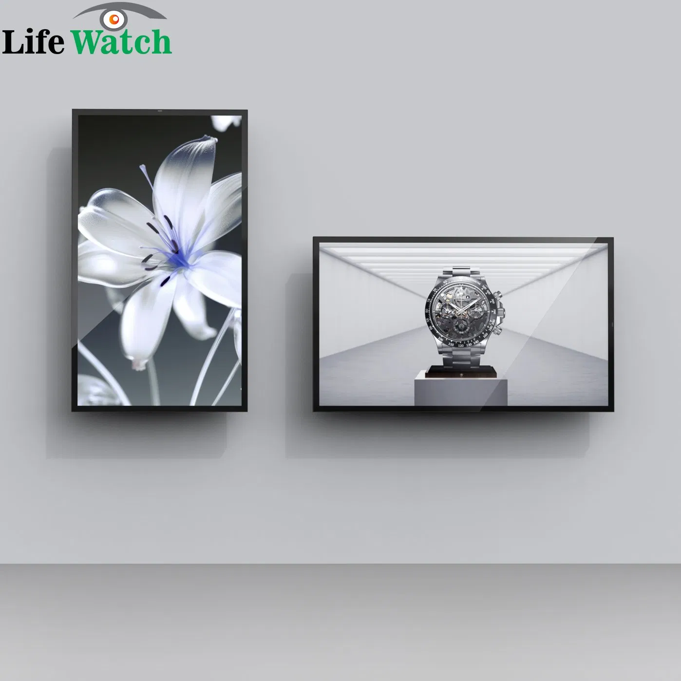 43 Inch IP66 Outdoor Digital Display Ultra-Narrow 4K Panel LCD Digital Signage