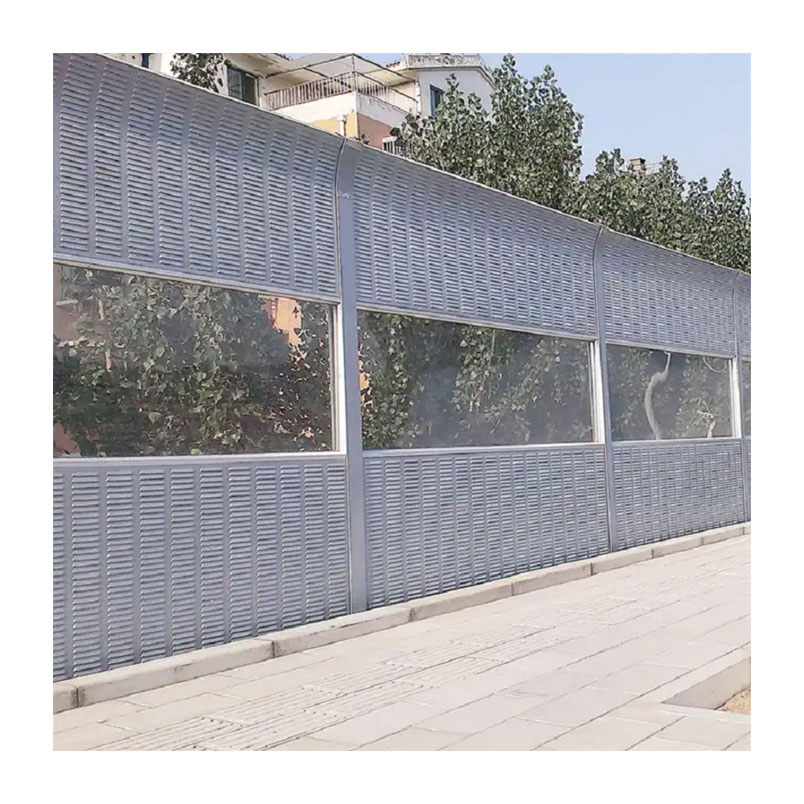 Residential Soundproof Galvanized Steel Noise Barrier Acoustic Barriers Highway Sound Barrier Acoustic Fencing