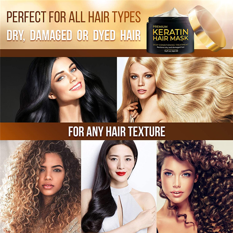 Premium Keratin Hair Mask Professional Treatment Hair Repair Nourishing Mask