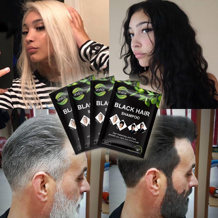 Natural High Quality Fast Black Hair Shampoo