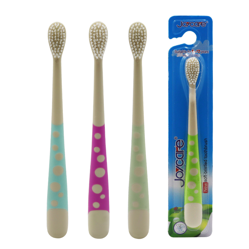 Wholesale Free Sample Super Soft Bristles 5-12 Years Cute Design Kid Toothbrush