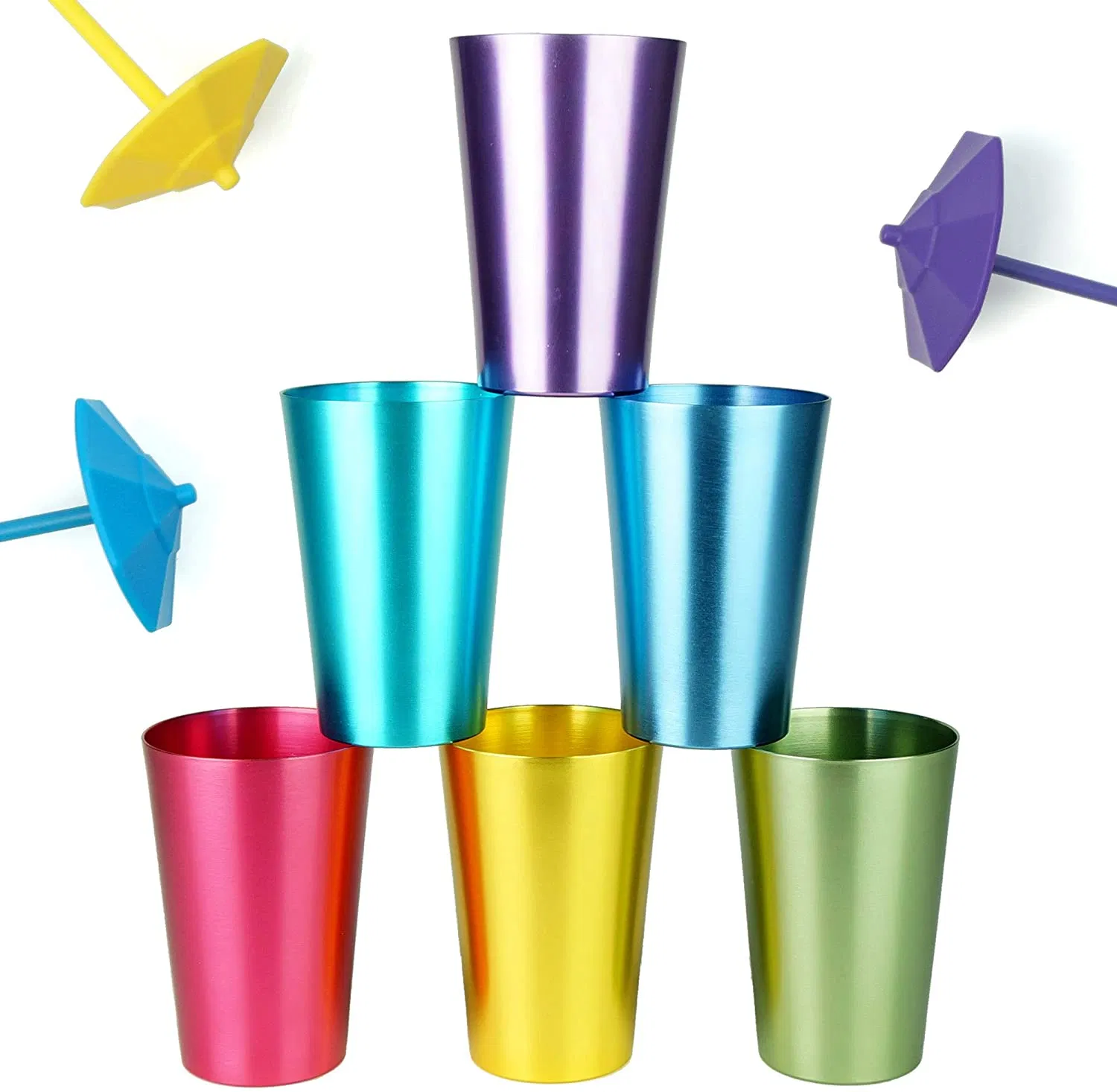 Bar Accessories Custom Logo 20 Oz Wine Beer Aluminum Reusable Cups Tumblers Drinking Tumbler