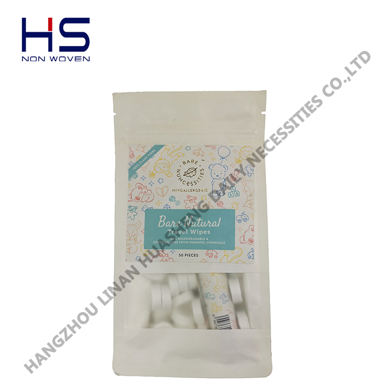 Spunlace Non Woven Disposable Compressed Mini Coin Hand Towel