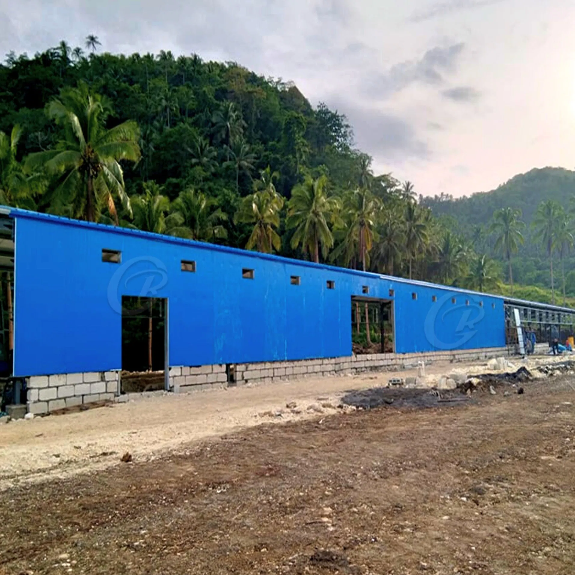Complete Automatic Type Medium Scale 10000 Broilers House Prefabricated Poultry Shed Insulated Chicken Coop Poultry House/Chicken Pen