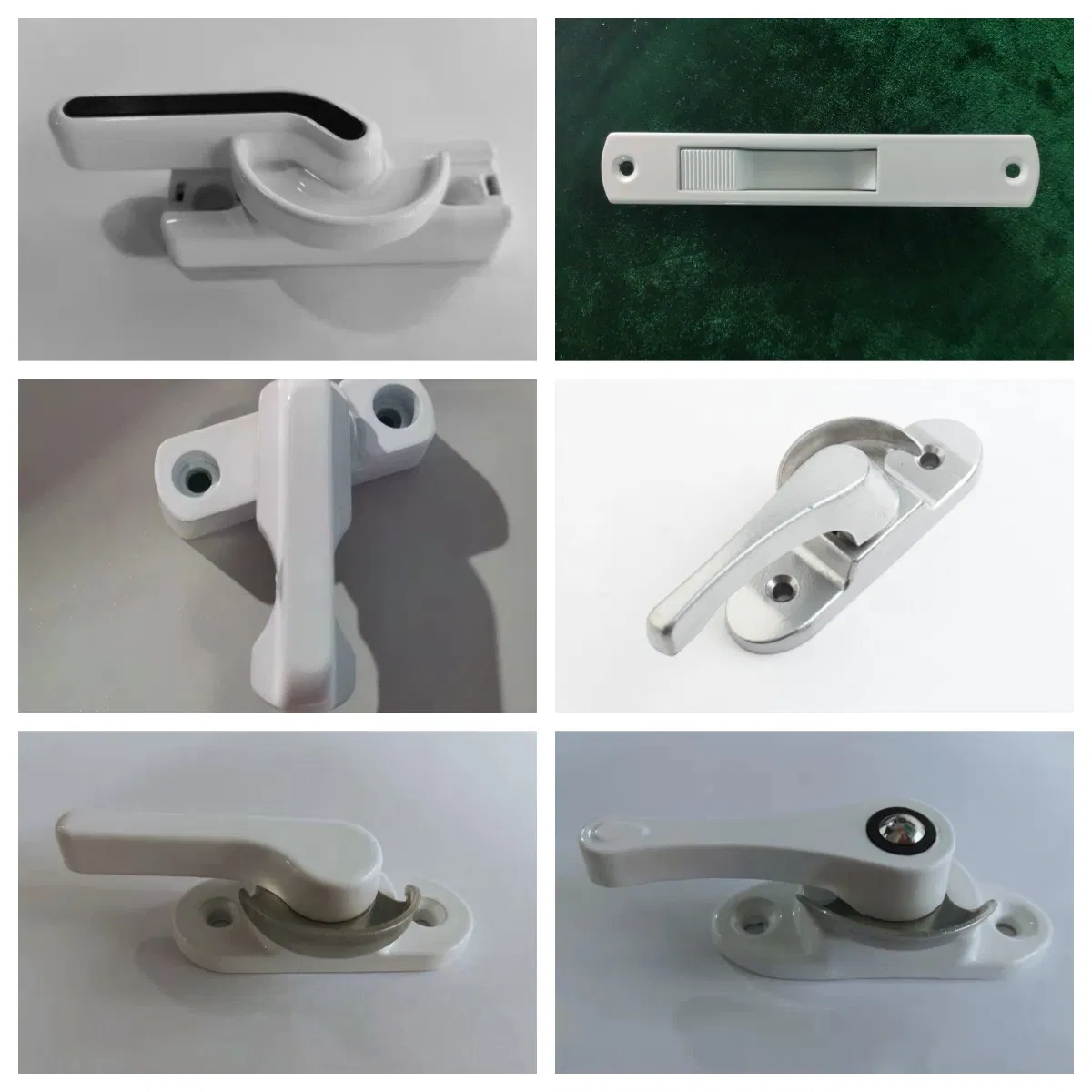Nisen Wholesale Price UPVC Sliding Window Crescent Lock with Handle