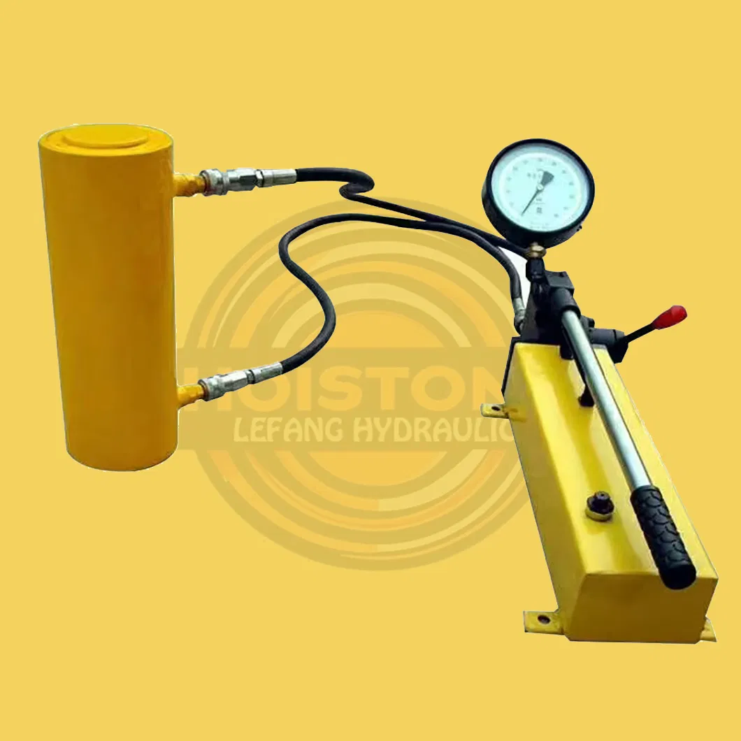 Гидравлический домкрат Enerpac с насосом и манометром