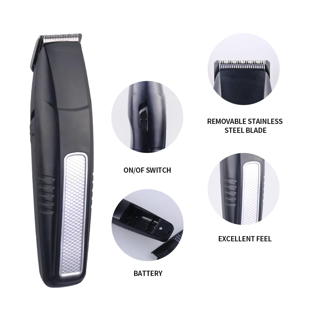 Stock 2 in 1 Wholesale Electric Body Groin Hair Ear Nose Men Grooming Trimmer Kit