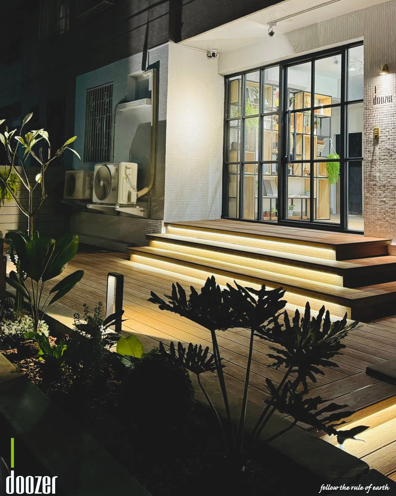 Eco-Friendly Aluminum Wood Plastic Composite Flooring/Boarding/Panel/Fence Waterproof Fireproof UV Resistance Easy Install Anthracite Composite Decking