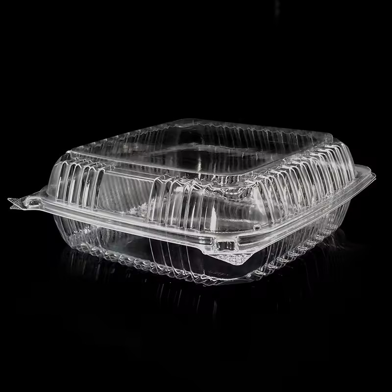 Food Grade Cake Box Disposable Clear Plastic Containers for Salad and Bakery