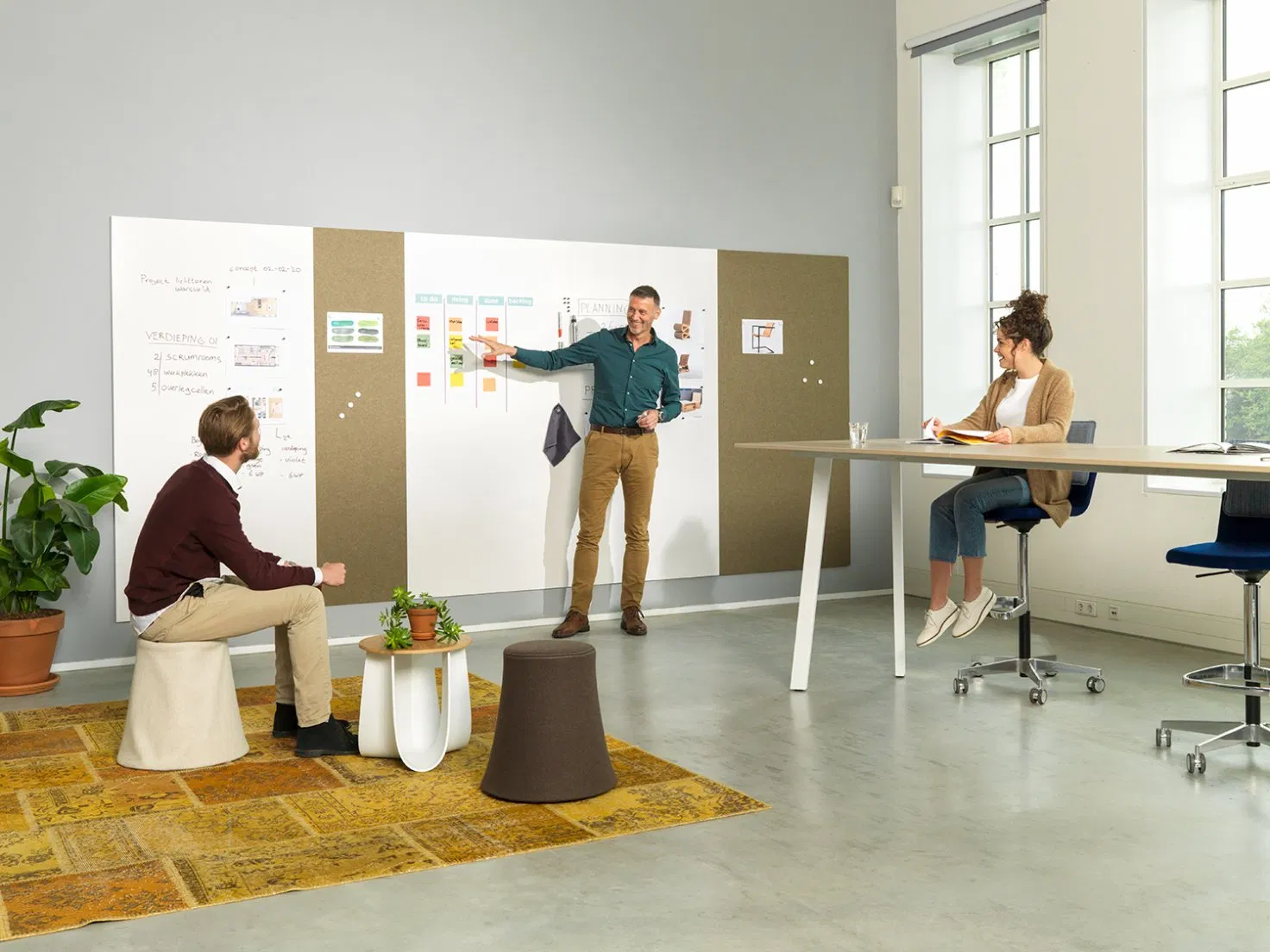 Movable Pet Acoustic Noticeboard Folding Acoustic Screen Room Divider Hush Pet Acoustic Mobile Panel