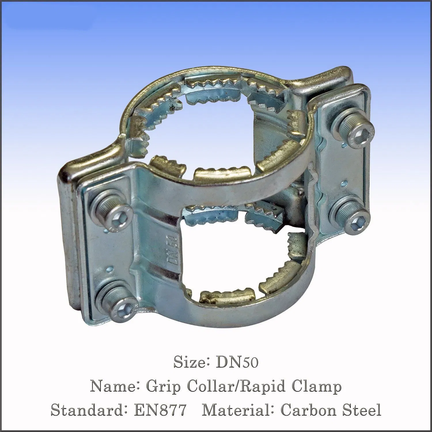 EN877 DN50 CARBON STEEL CV GRIP COLLAR