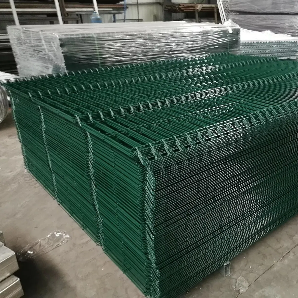Outdoor 3D Metal Fencing Home House Curved Welded Curved Wire Mesh 3D Fence Panels