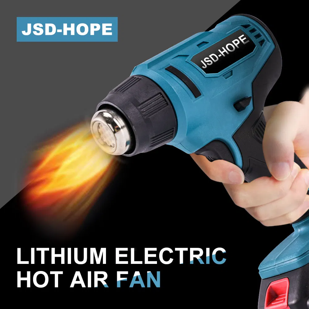 High Efficiency 21V Lithium Heat Gun Lightweight Design for DIY & Maintenance