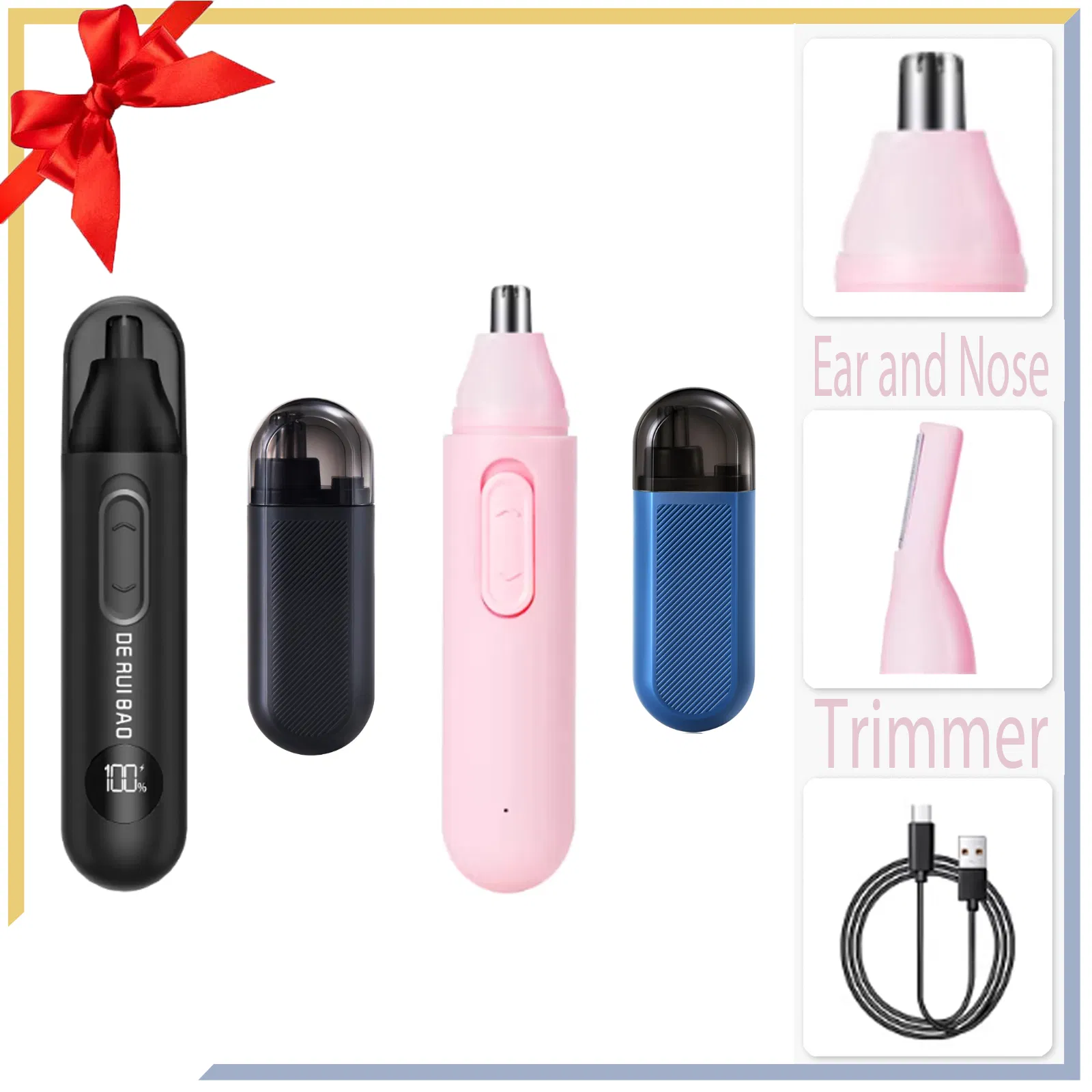 Aesthetic Pink Gift Version Personal Nose Hair Trimmer
