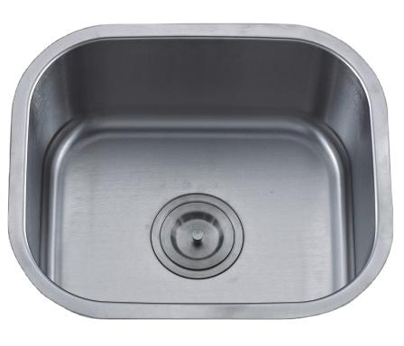 High Grade Material 304/201 Stainless Steel Single Bowl Press Kitchen Sink