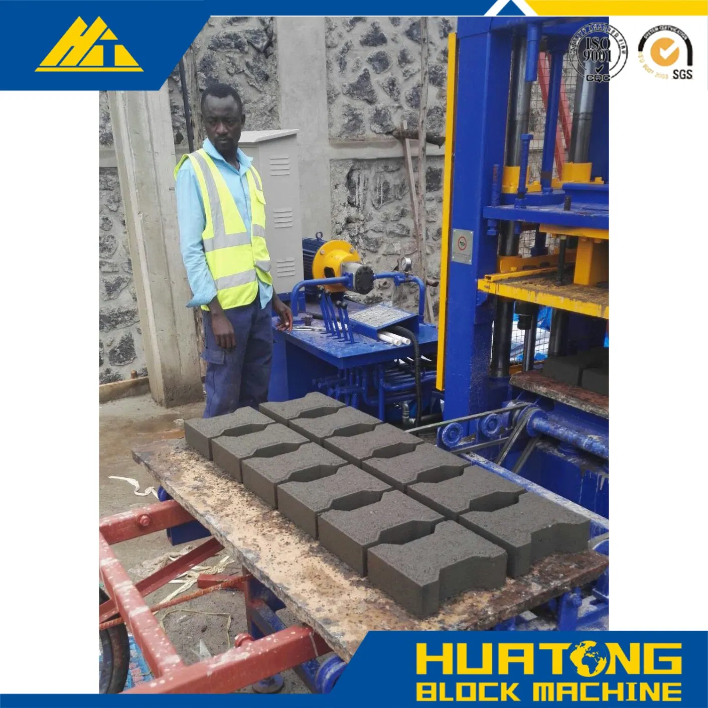 Semi_Automatic Brick Making Machine with Low Price