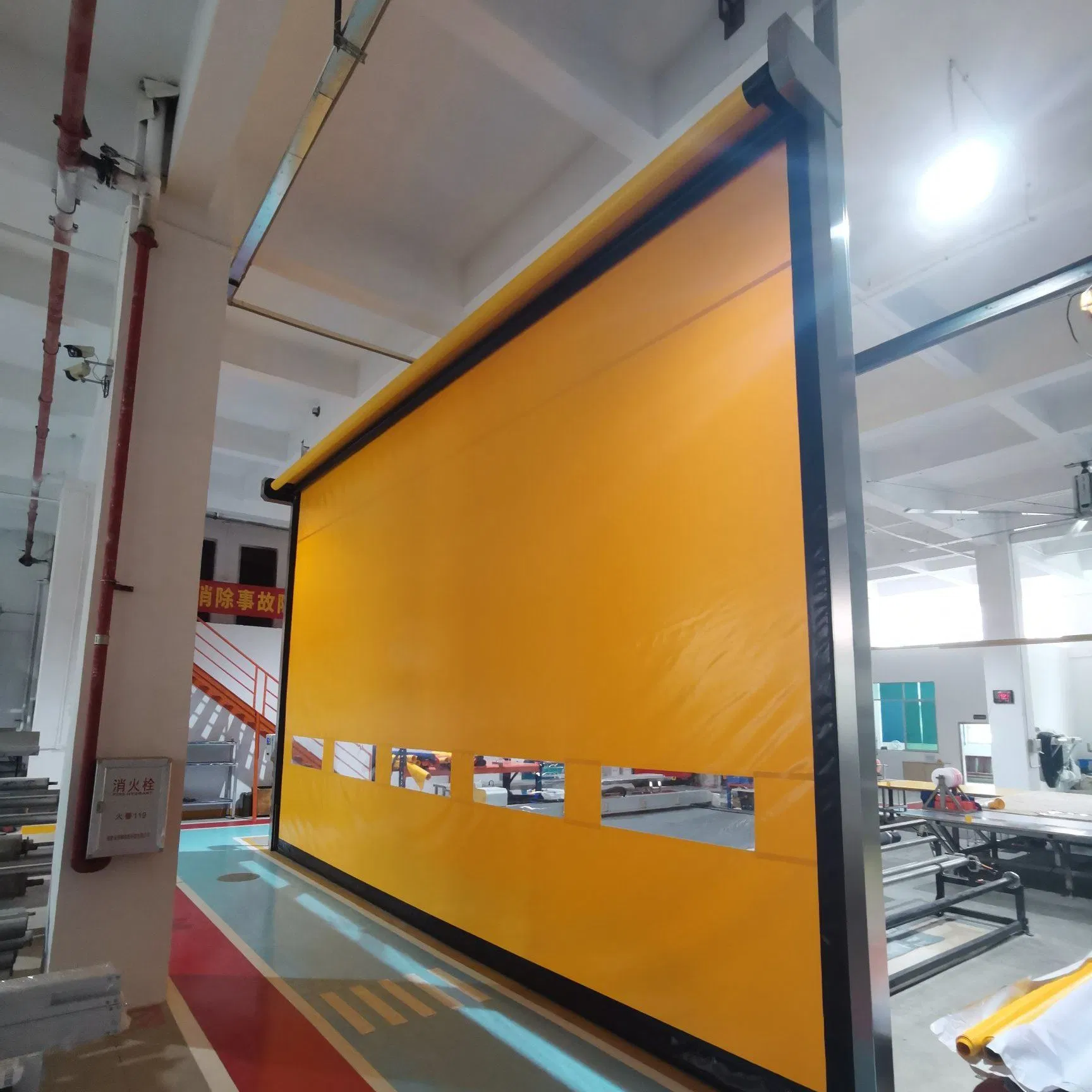 High Quality Best Selling Wind Resistant Zipper Structure Fast Action High Speed Rolling PVC Doors for Clean Room