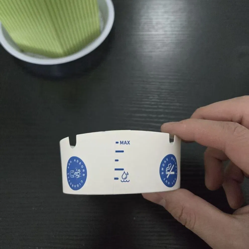 Одноразовый бумажный пепельница, экологичная и портативная