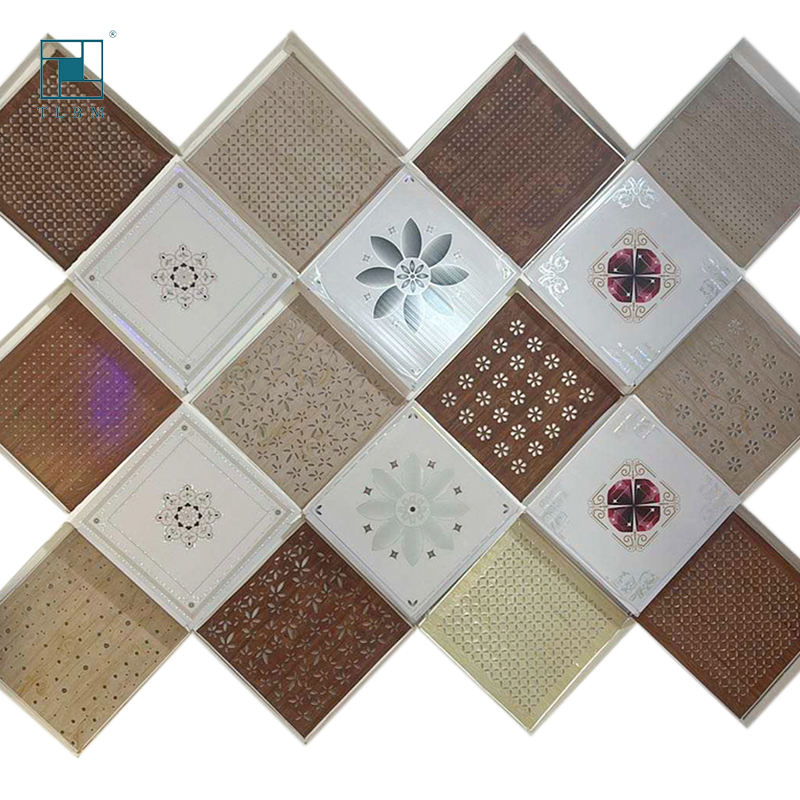 Perforated PVC Gypsum False Ceiling Board Plaster Board Price Design