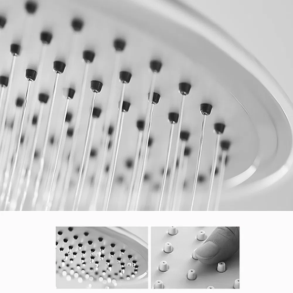 Modern Stainless for Bathroom Massage Rainfall Shower Faucets Set