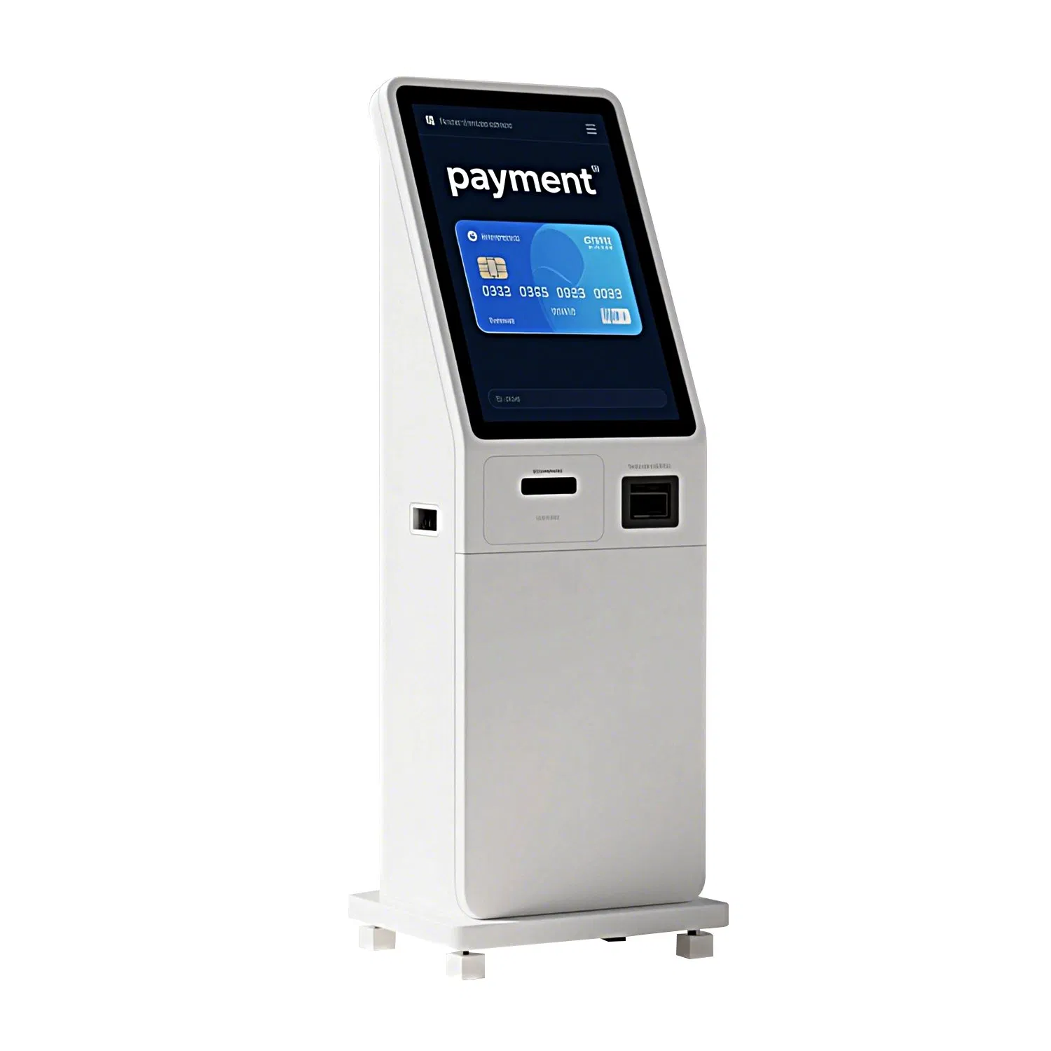19 Inches Hotel Camera Service Kiosk Qr Scanner Ticket Printer Self Service Touch Payment Kiosk