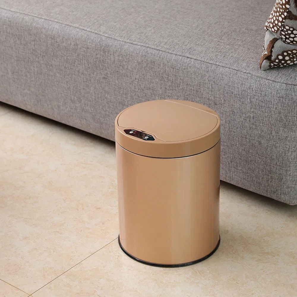 Kitchen Smart Sensor Trash Can Stainless Steel Dustbin