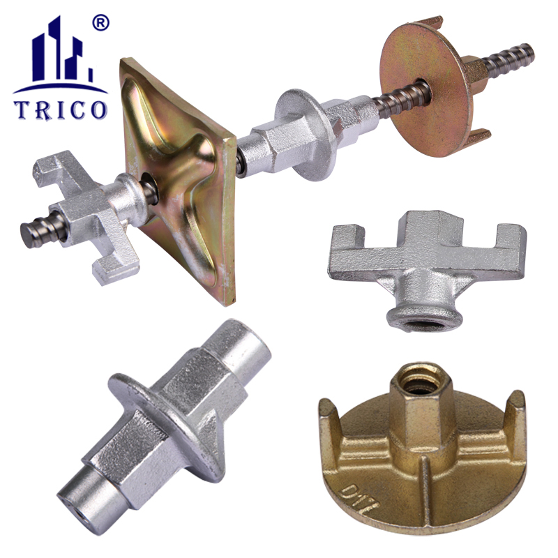 Concrete Formwork Tie Rod Tie Nut Formwork Wing Nut One Arm Wing Nut