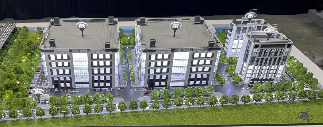 Innovative Architectural Model of Contemporary Design Detailed Architectural Model Reflecting Modern Urban Landscapes and Planning High-Quality Model