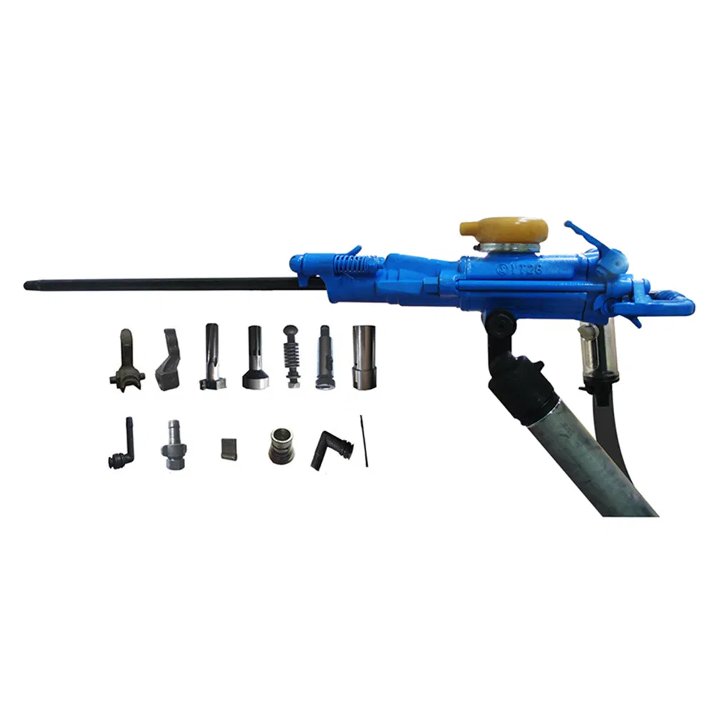 Пневматическая ручная дрель YT23 для бурения скальных пород