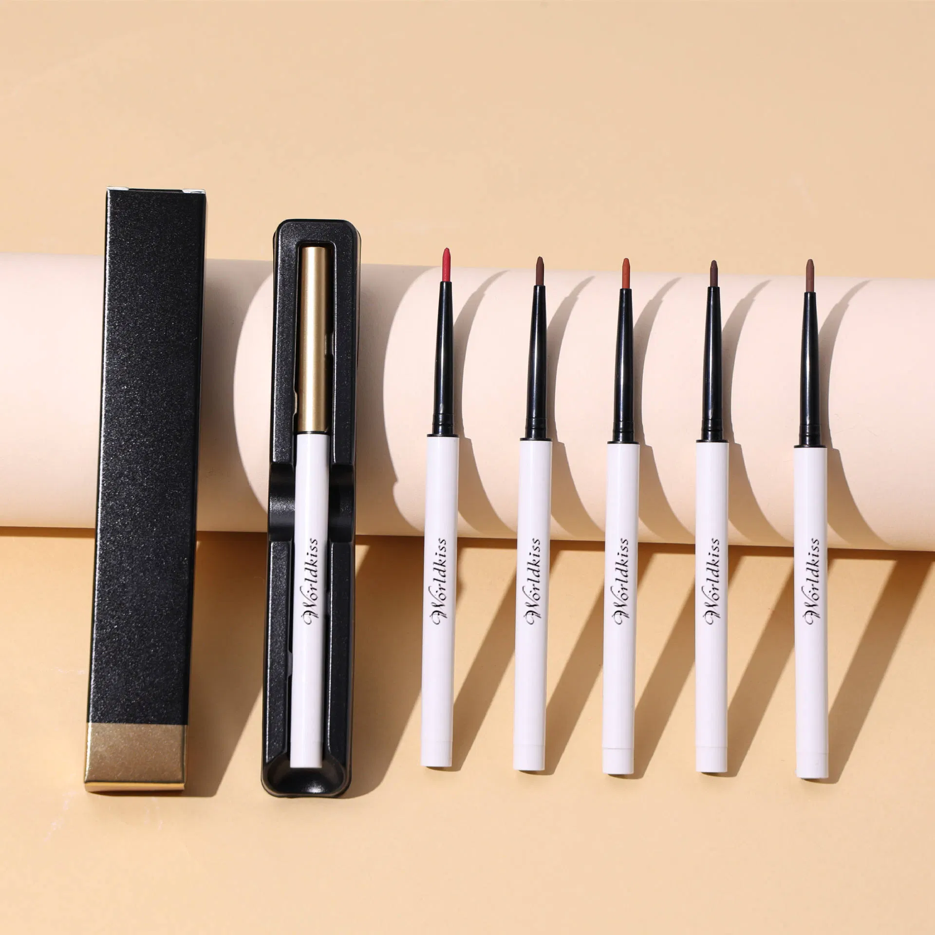 Black Vegan Waterproof Long Lasting Smooth Creamy Color Gel Eyeliner Pencil