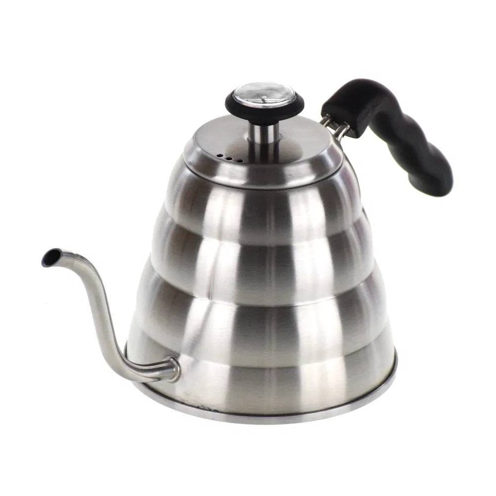 Gooseneck Kettle Coffee Pour Over with Built-in Thermometer Stainless Steel Pots Wbb13851