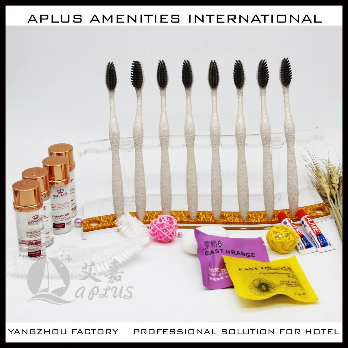 Luxury Hotel Disposable Toothbrush with Toothpaste 05