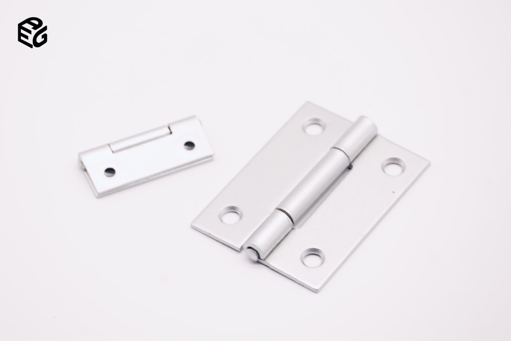 Compact 1" Cabinet Hinge - 1.2mm Steel Silver Lacquer Finish 1"Hinge