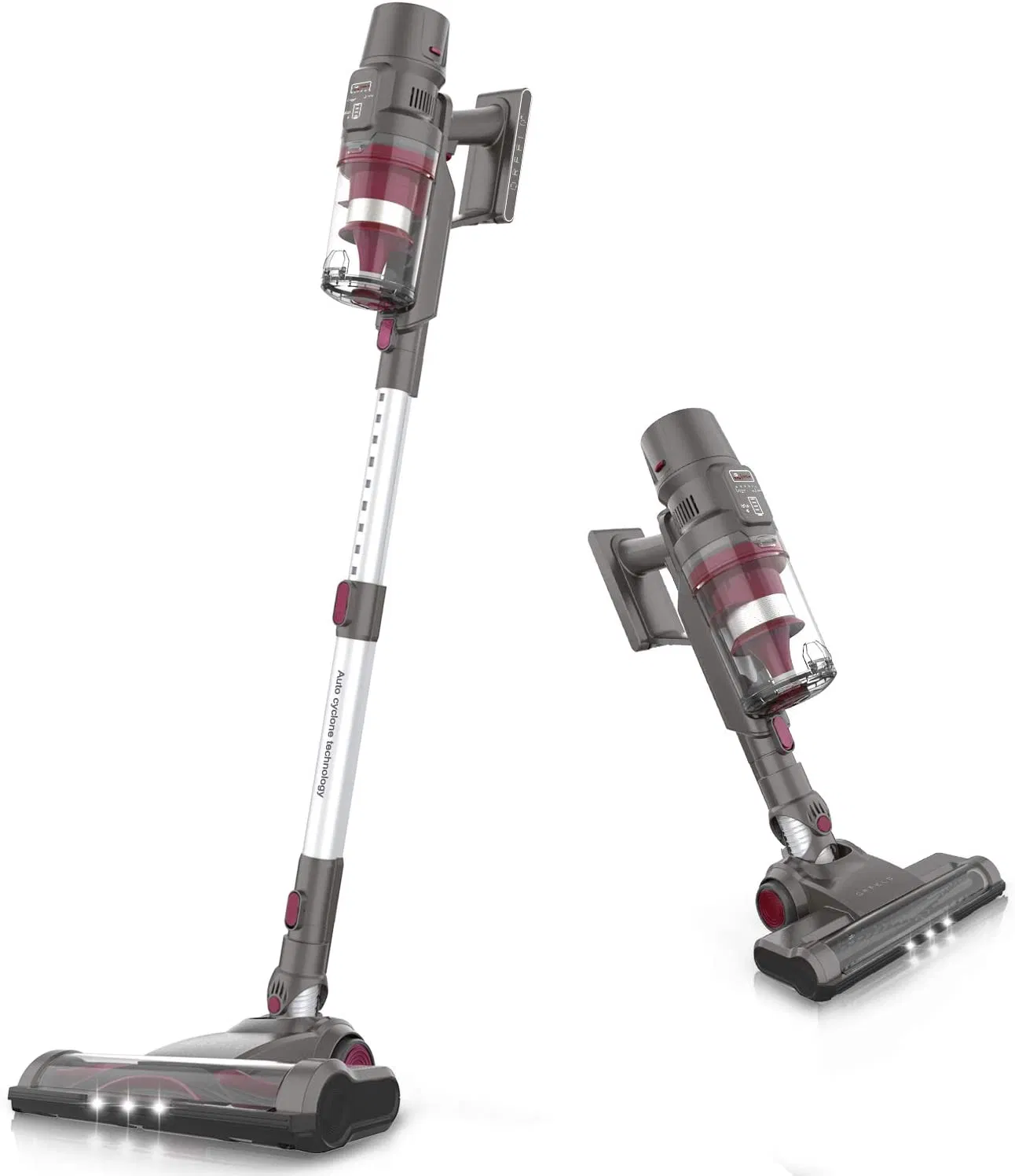 Ultra-Effective Cyclonic Wireless Vacuum with Smart Dust Detection