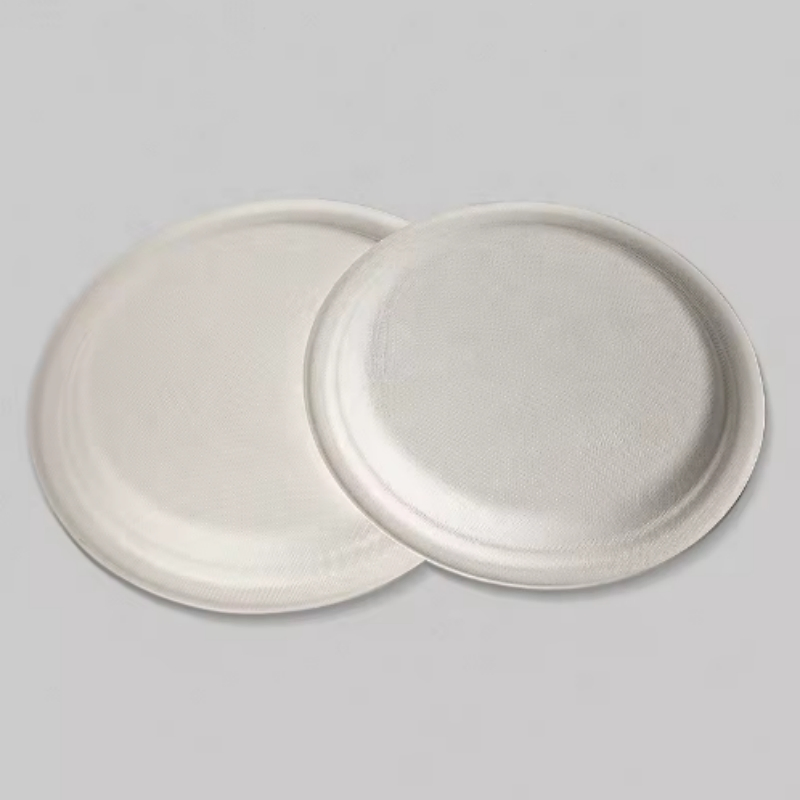 Christmas Hot Sell Disposable Tableware Biodegradable Dinnerware Salad Plate