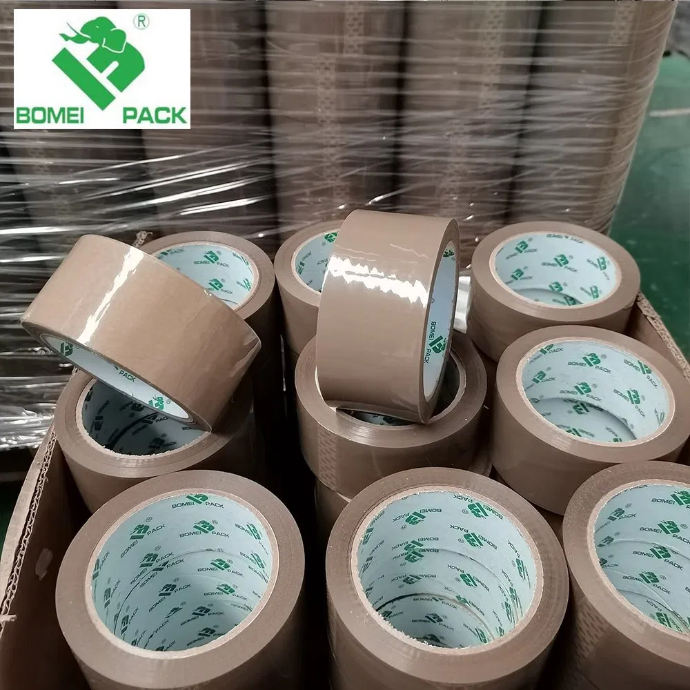 Colored BOPP Adhesive Packing Tape Ome Brown for Sealing Carton