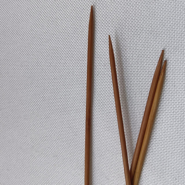 Twin Shape Double Headed Bamboo Knitting Needles