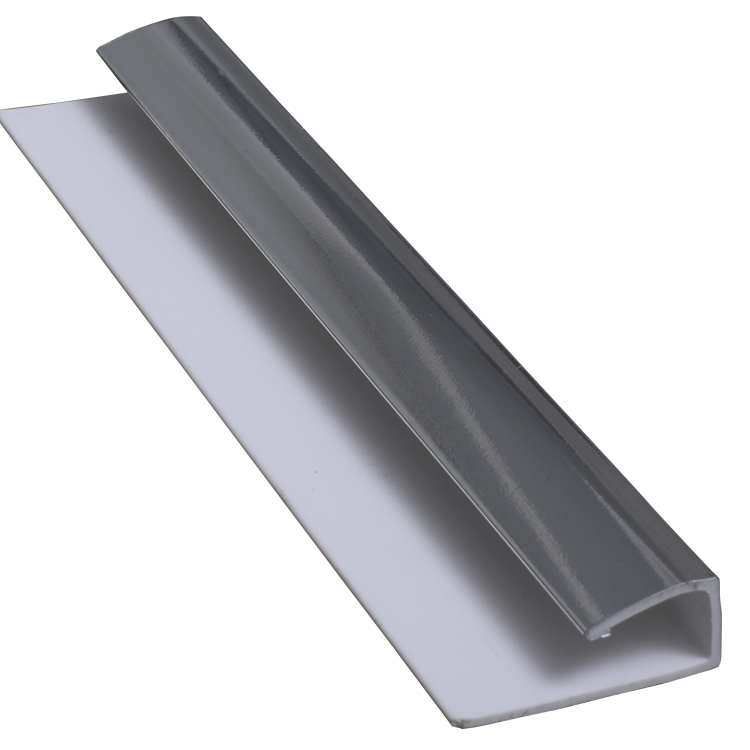 10mm PVC Trims Black Silver White End Cap PVC Panels