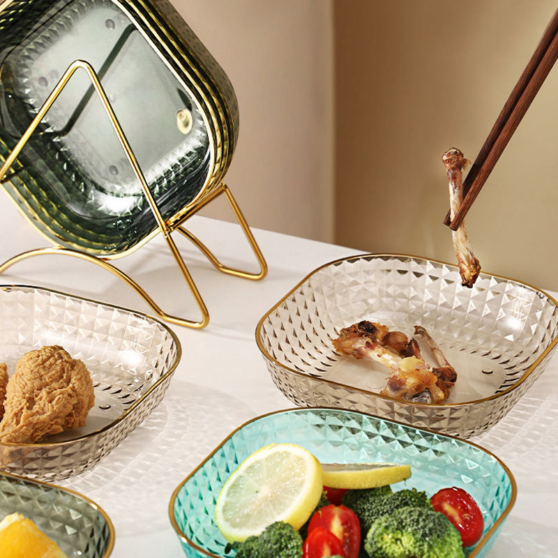 Decorative Luxury Serving Plate for Dried Fruits and Snacks