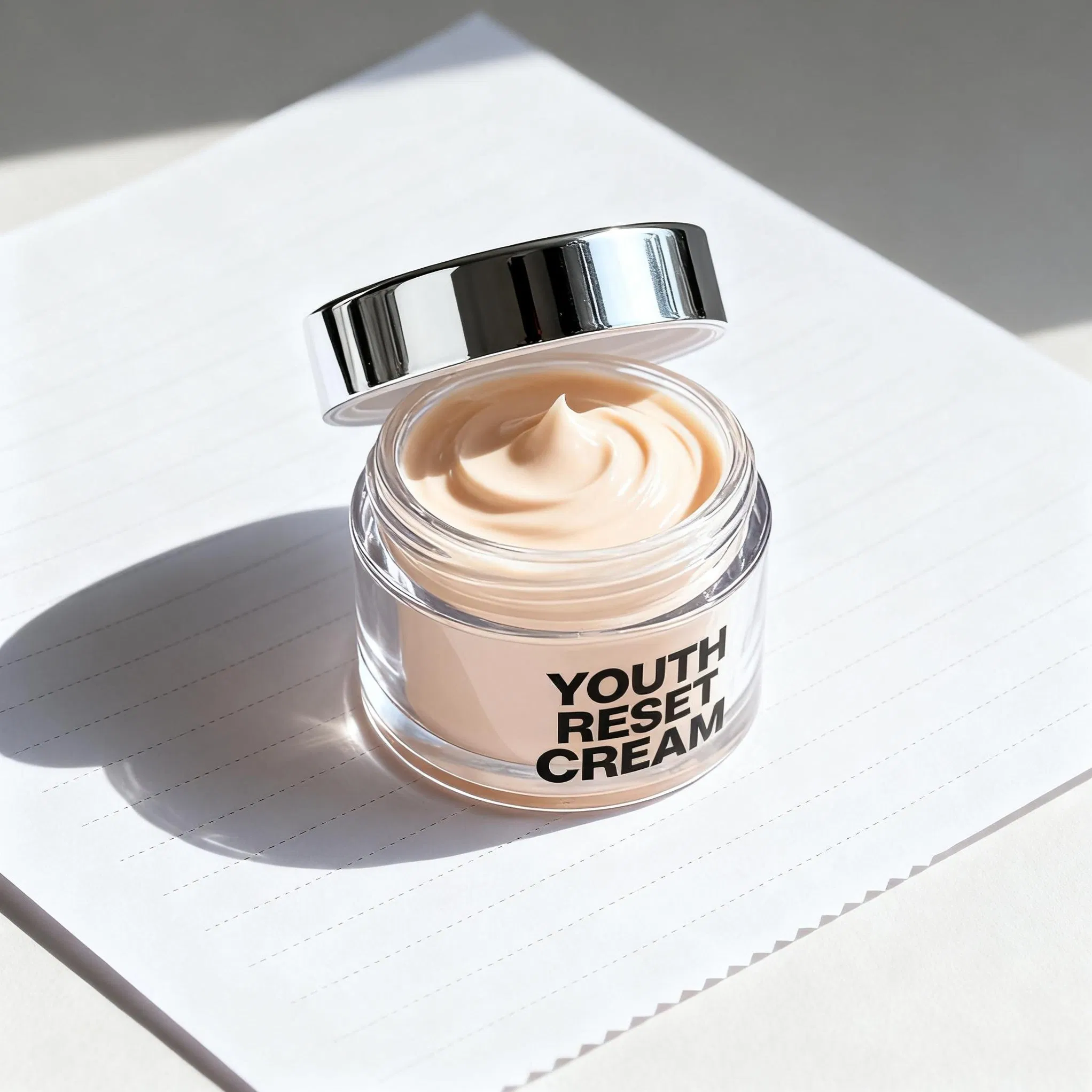 Organic Anti-Wrinkle Face Cream with Blue Copper Peptide for Daily Care and OEM Manufacturing