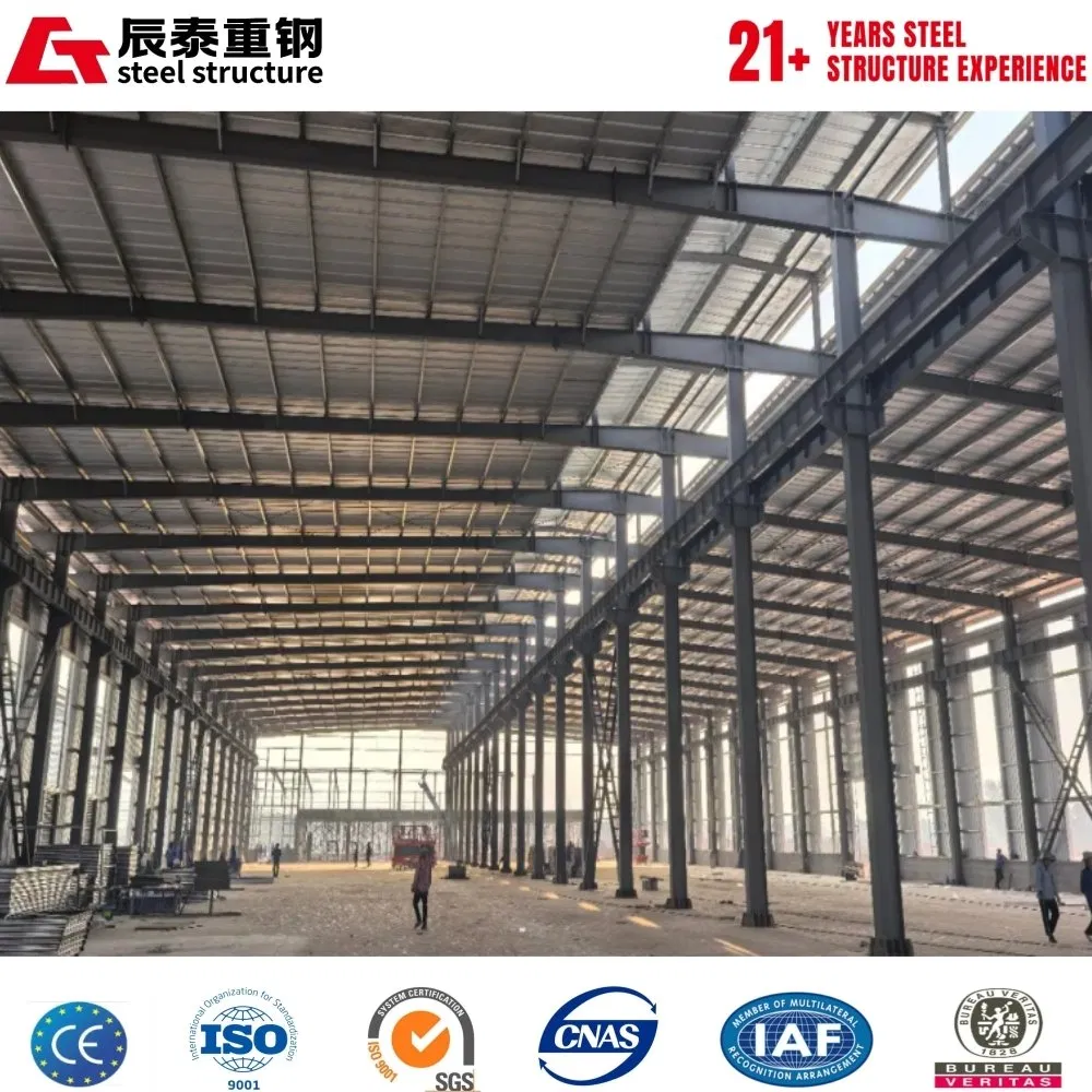 New Design Flameproof Prefabricated Multi-Functional H Steel Frame for Steel Structure Buildings