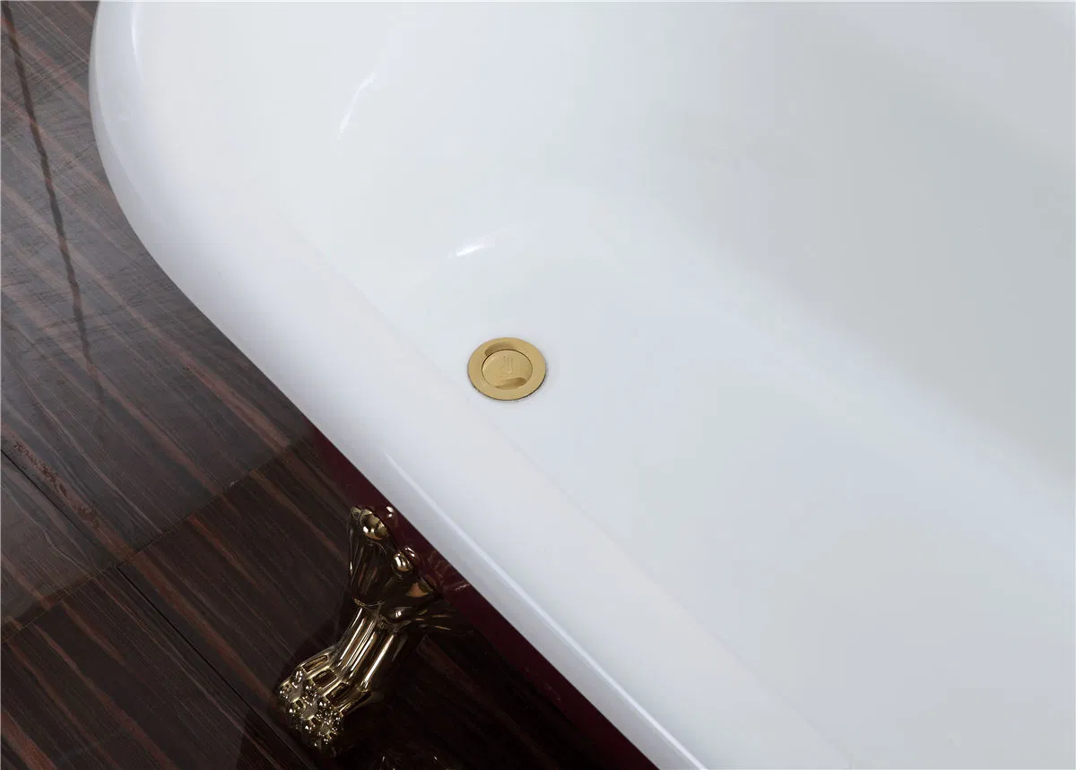 Luxury Home Hotel Acrylic Adults Indoor Bathroom Modern Design Red Freestanding Bathtub