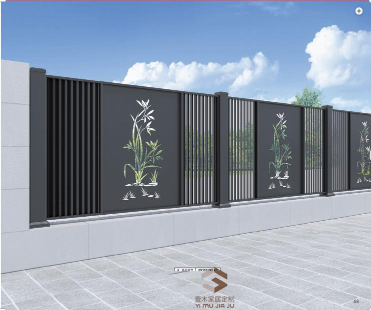 Outdoor Aluminum Handrail Metal Modern Balcony Railing Guardrail