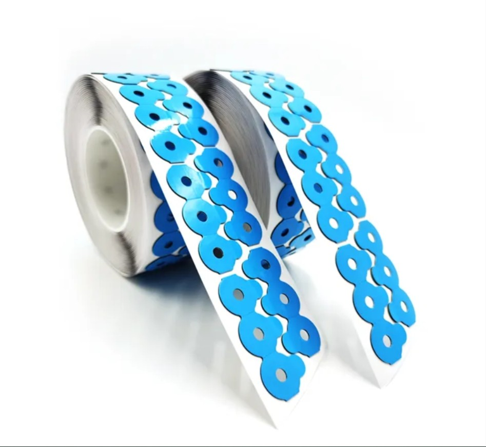 Anti-Slip Lens Edging Pad 18*24mm Optical Lens Blocking Pad with Adhesive Tape for Eyeglasses Polishing Protection