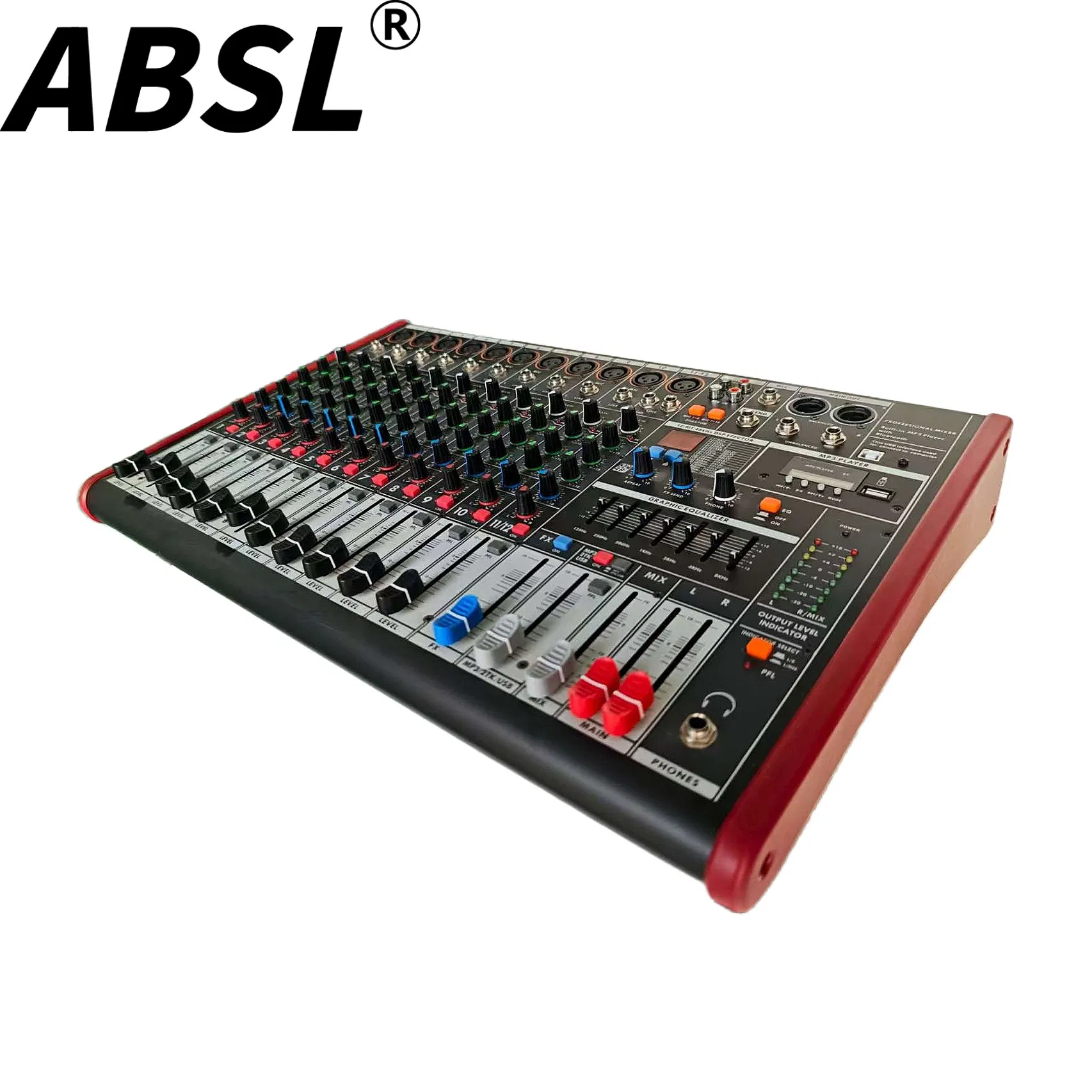 Профессиональный 12-канальный микшерный пульт с DSP
