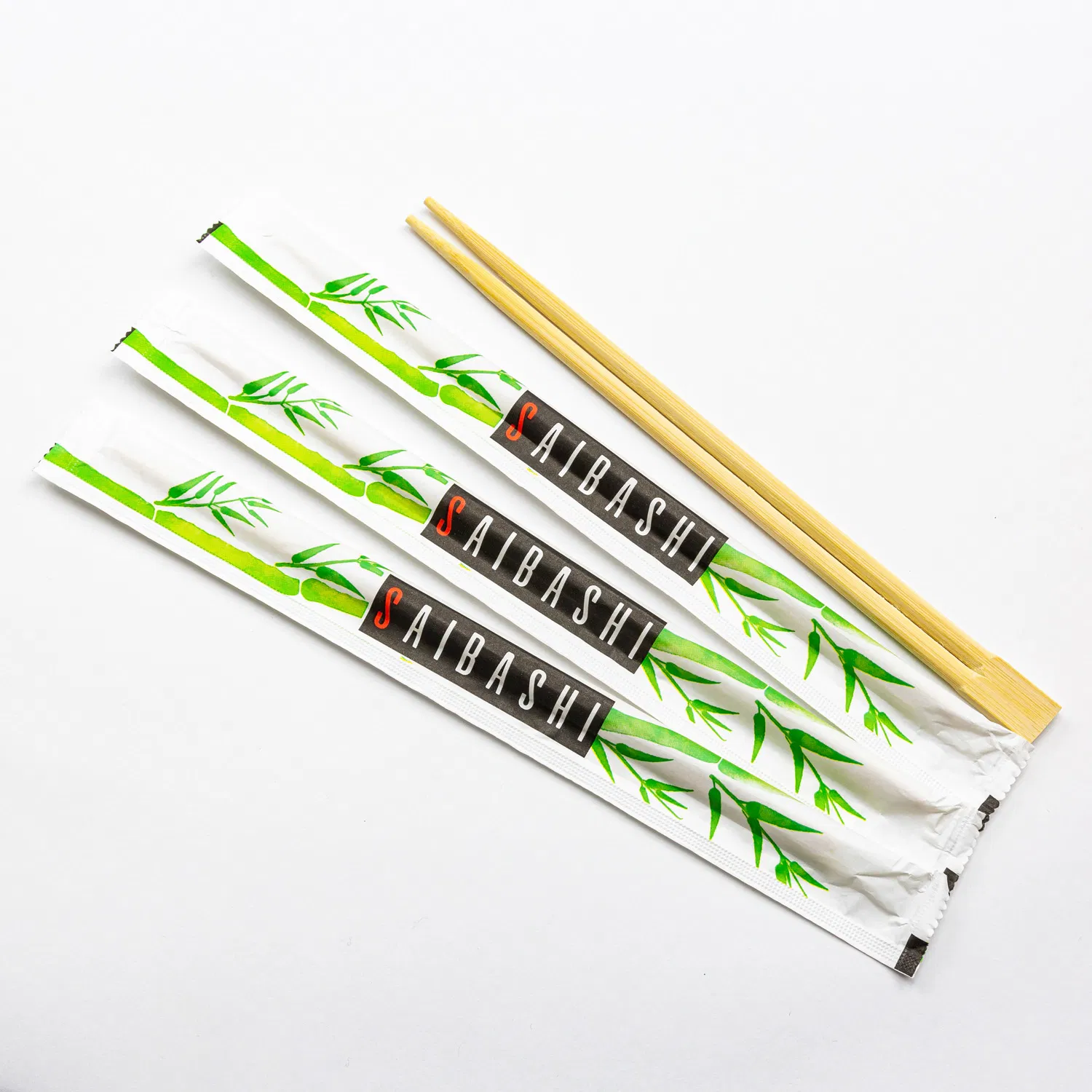 23cm Rikyu Paper Sleeve White Chopsticks