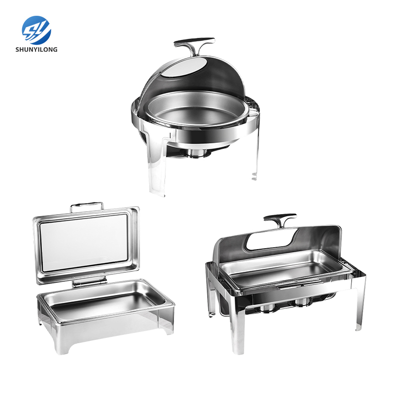 Wholesale Stainless Steel Electric Food Display Chafer Dish Restaurant Equipment