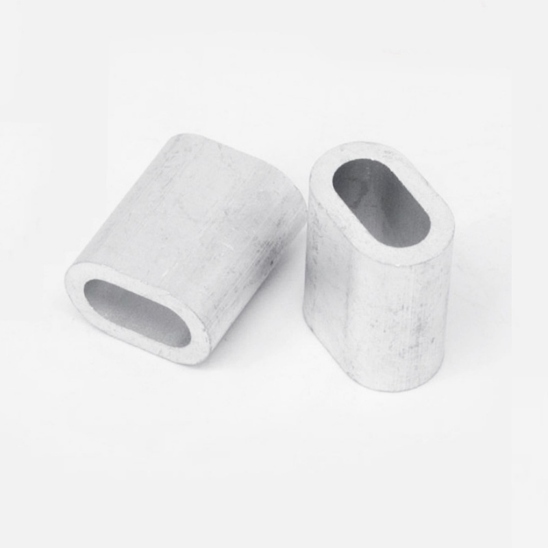 Rigging Hardware DIN3093 Oval Aluminium Ferrule for Pressing Wire Rope Sling