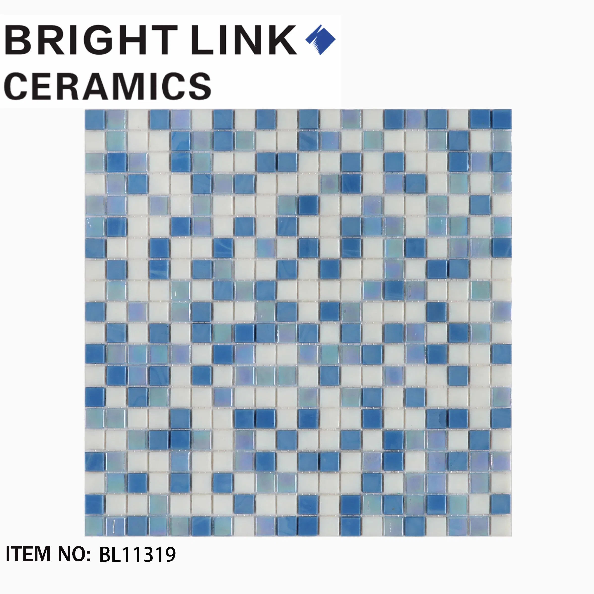 Мозаика для ванной и бассейна перламутровая зеленая