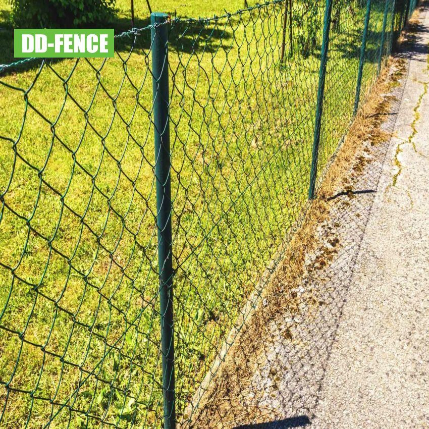Factory Sale Sport Playground Garden Diamond Wire Mesh Chain Link Fence